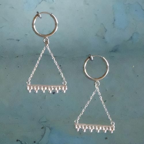 セール】 ビジューロングチェーンピアス （ピアス・イヤリング