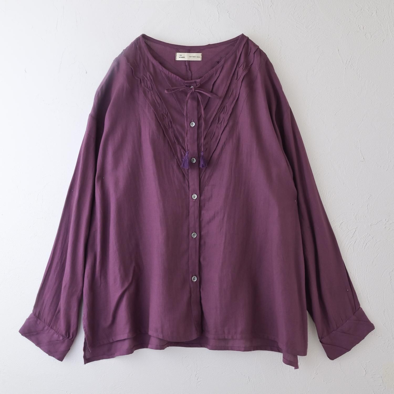 KL サテンリーフブラウス - 【シサム工房 公式OnlineStore】FAIR