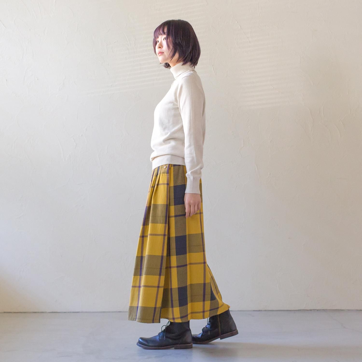 MSGM チェックスカート