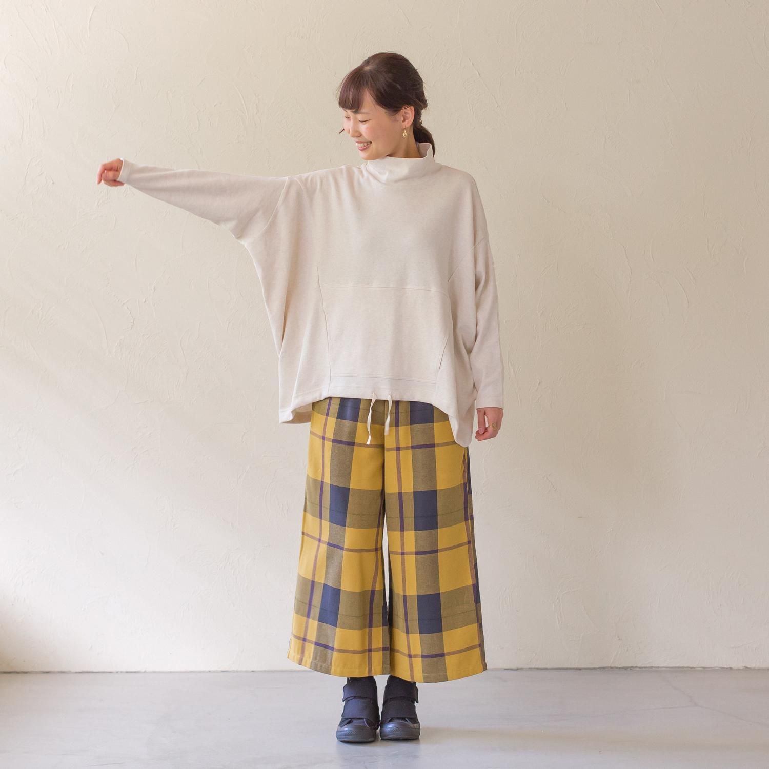 MH チェックシサムノガウチョパンツ - 【シサム工房 公式 MH チェックシサムノガウチョパンツ - 【シサム工房 公式