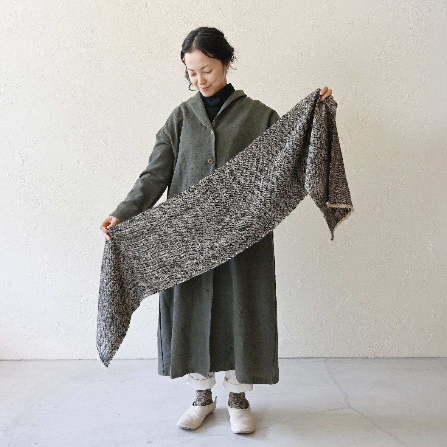 SN 手織rawシルクヤクストール - 【シサム工房 公式OnlineStore】FAIR TRADE LIFE STORE by sisam  FAIR TRADE