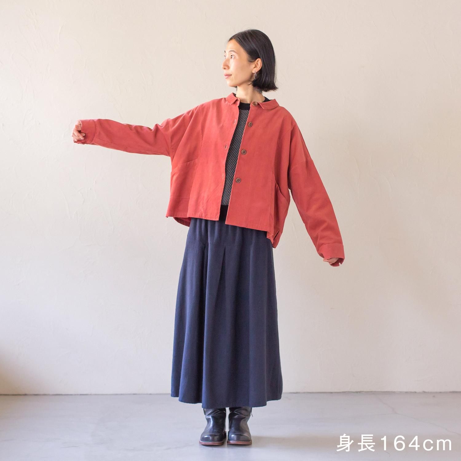 CH OCフランネルヨークタックスカート - 【シサム工房 公式 CH OCフランネルヨークタックスカート - 【シサム工房 公式