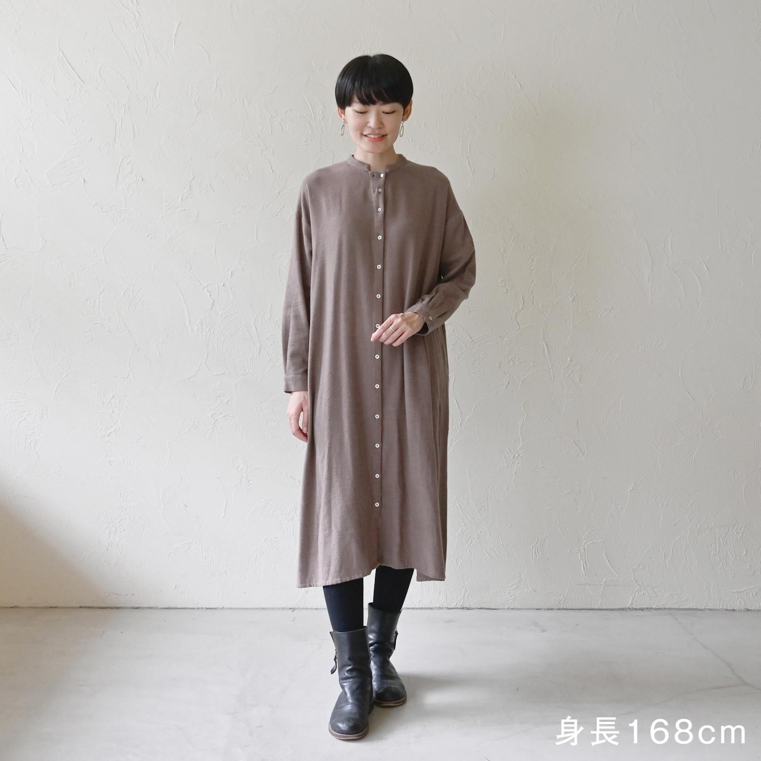 CH OCフランネルツナガルシャツワンピース - 【シサム工房 公式