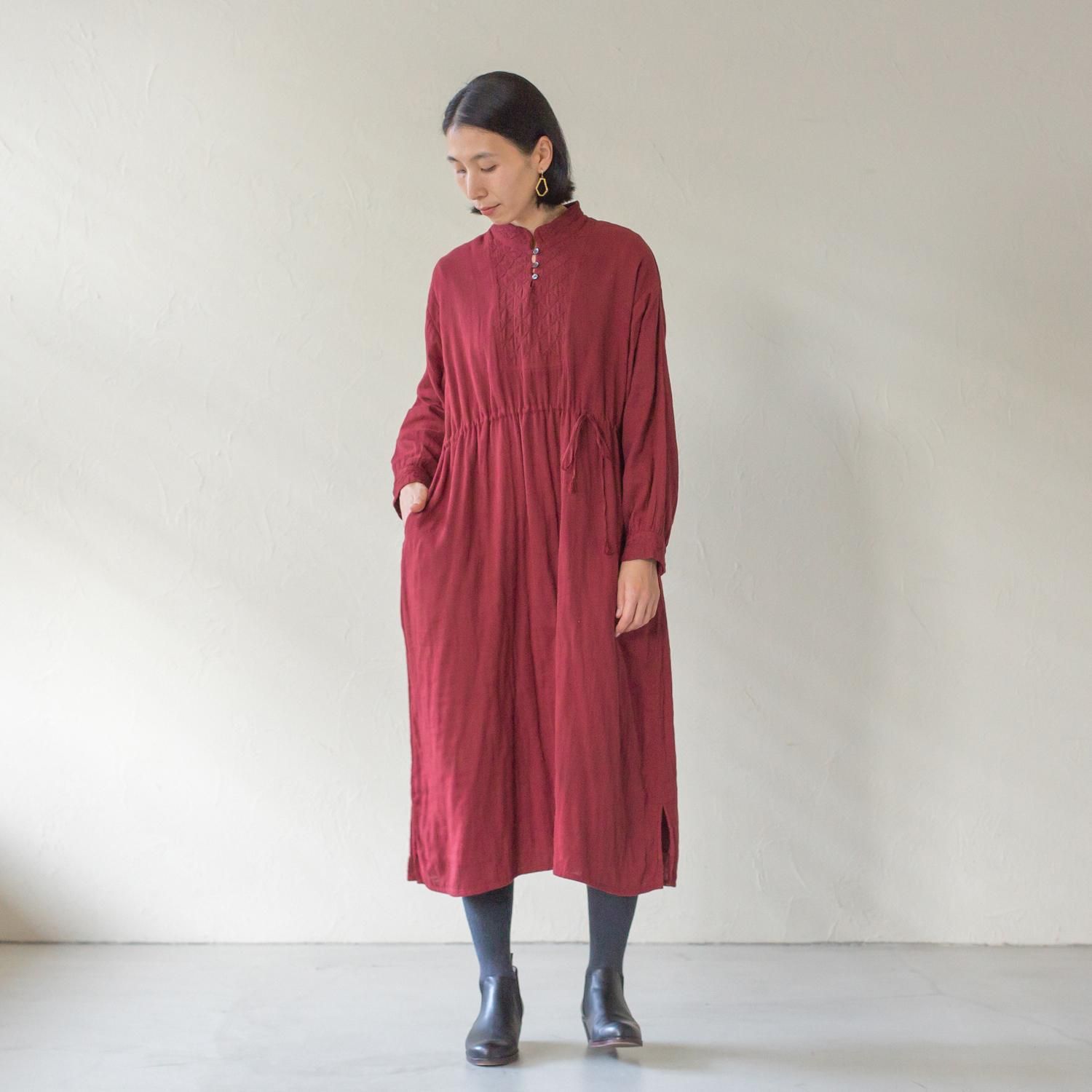 KL WGキルトシシュウワンピース - 【シサム工房 公式OnlineStore KL WGキルトシシュウワンピース - 【シサム工房 公式OnlineStore