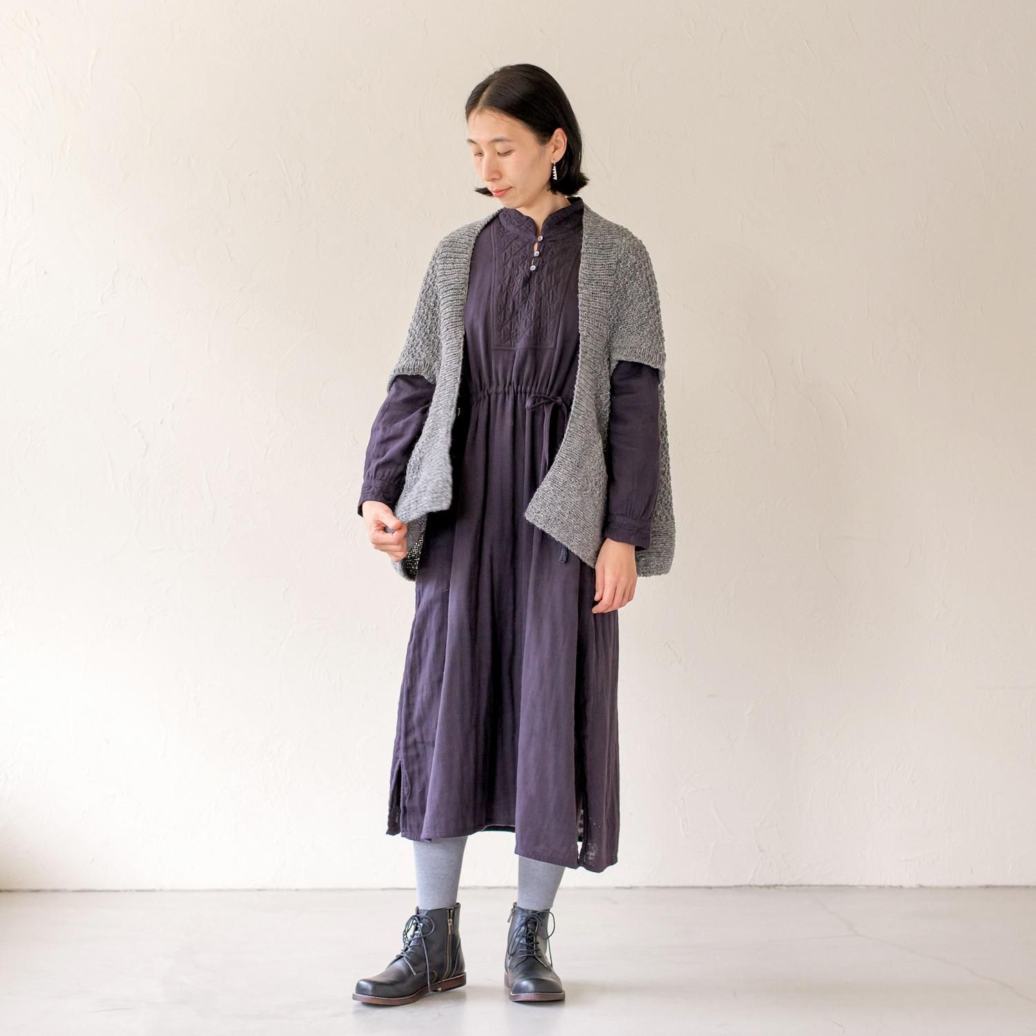 KL WGキルトシシュウワンピース - 【シサム工房 公式OnlineStore KL WGキルトシシュウワンピース - 【シサム工房 公式OnlineStore