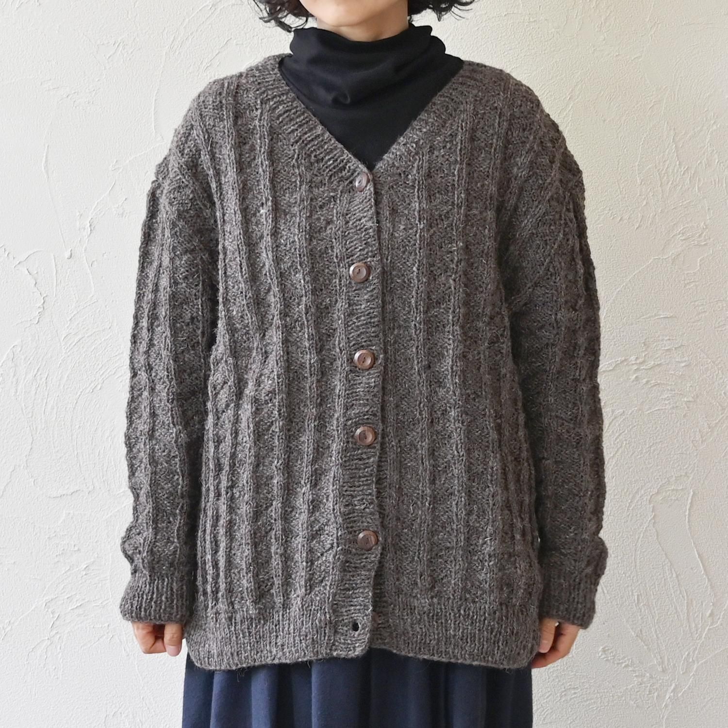 SN フックラロングカーディガン - 【シサム工房 公式OnlineStore SN フックラロングカーディガン - 【シサム工房 公式OnlineStore