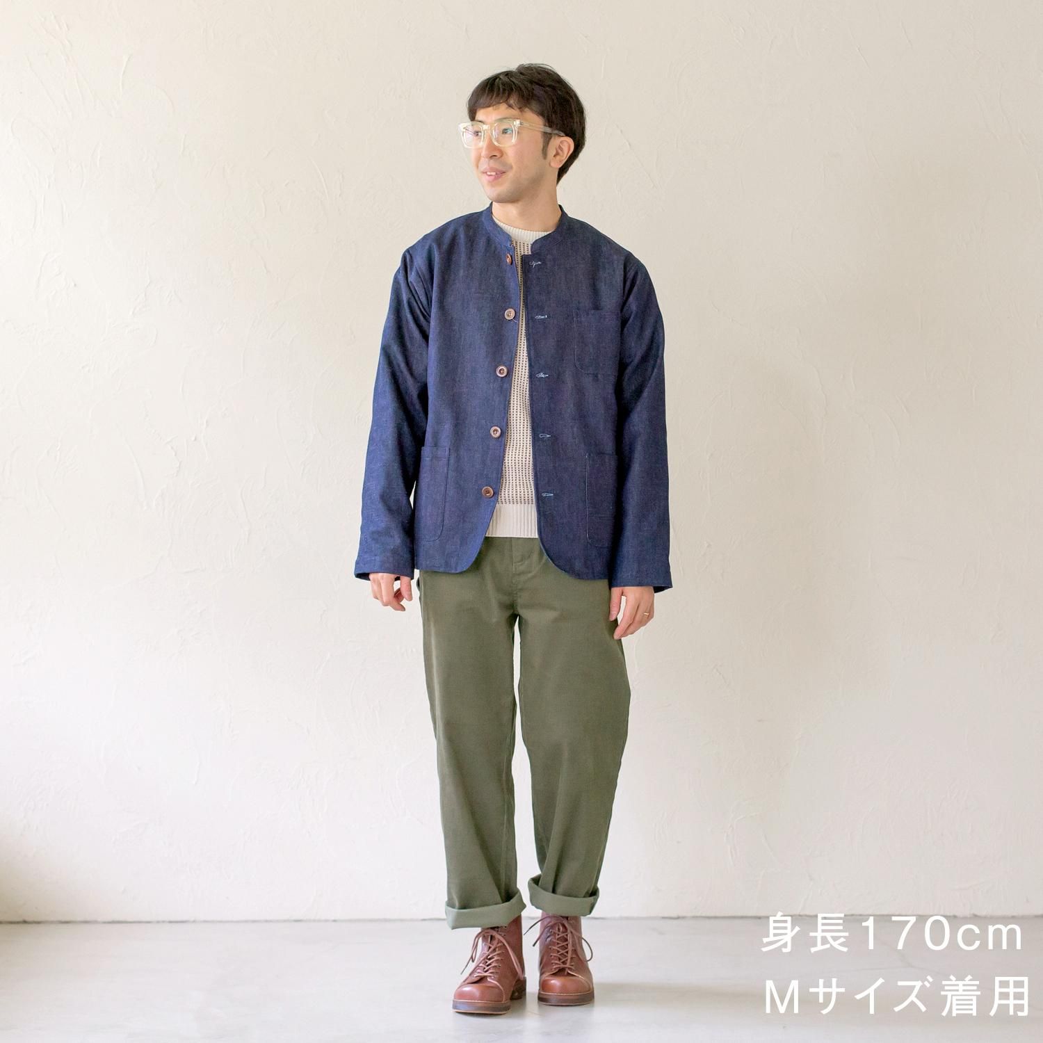 CH EM10ozデニムウラネルジャケット - 【シサム工房 公式 CH EM10ozデニムウラネルジャケット - 【シサム工房 公式