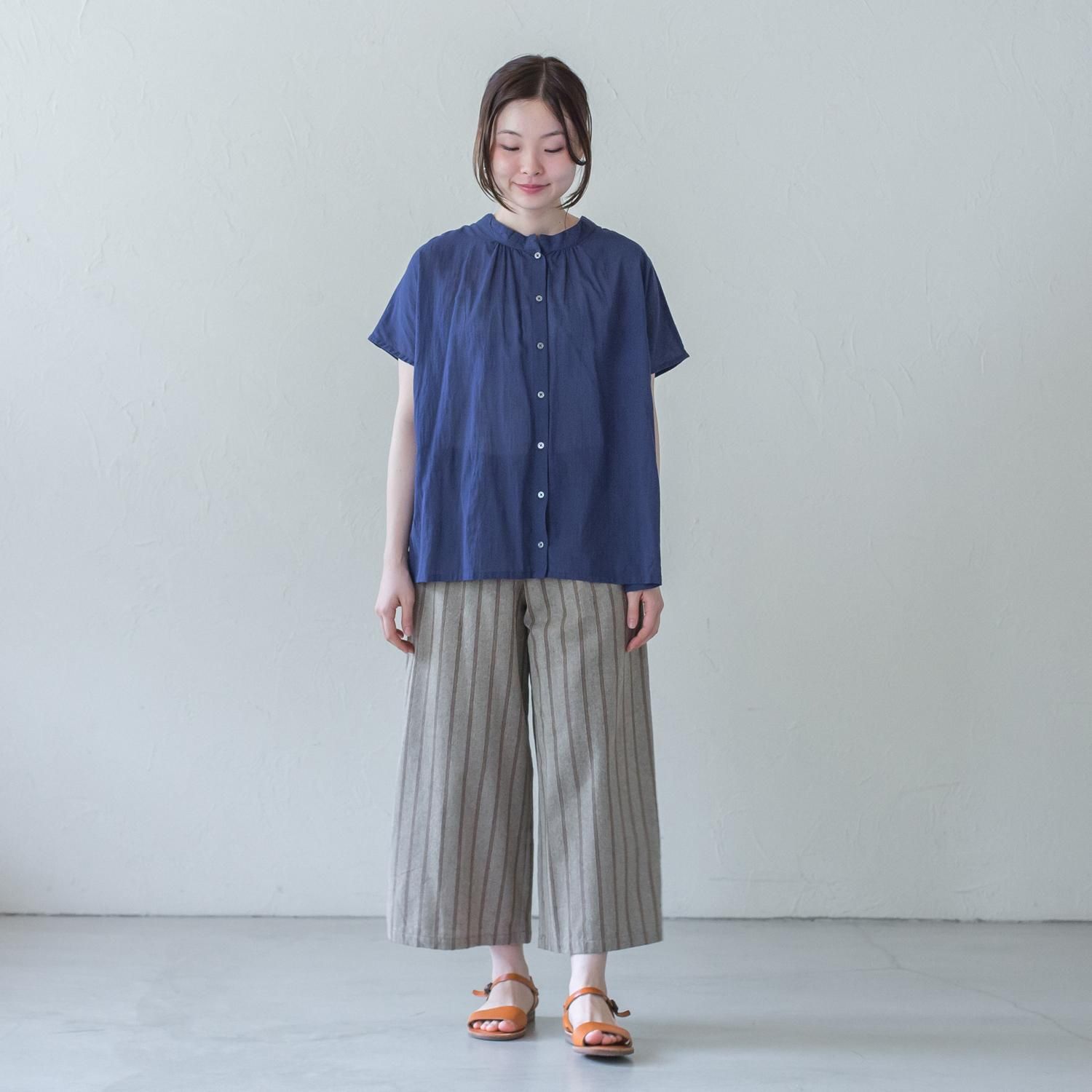 MH ストライプシサムノガウチョパンツ - 【シサム工房 公式 MH ストライプシサムノガウチョパンツ - 【シサム工房 公式
