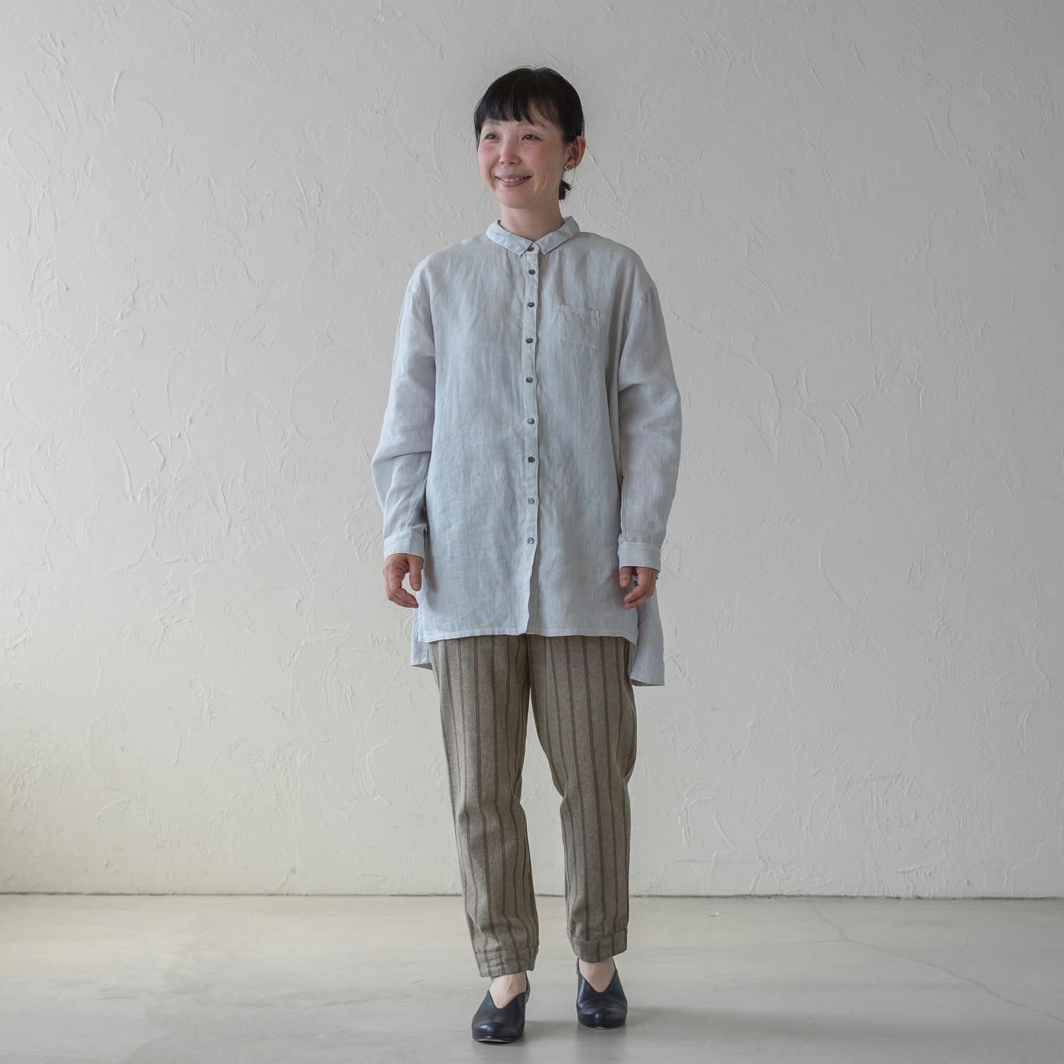 KL Linenバックピンタックシャツ - 【シサム工房 公式 KL Linenバックピンタックシャツ - 【シサム工房 公式