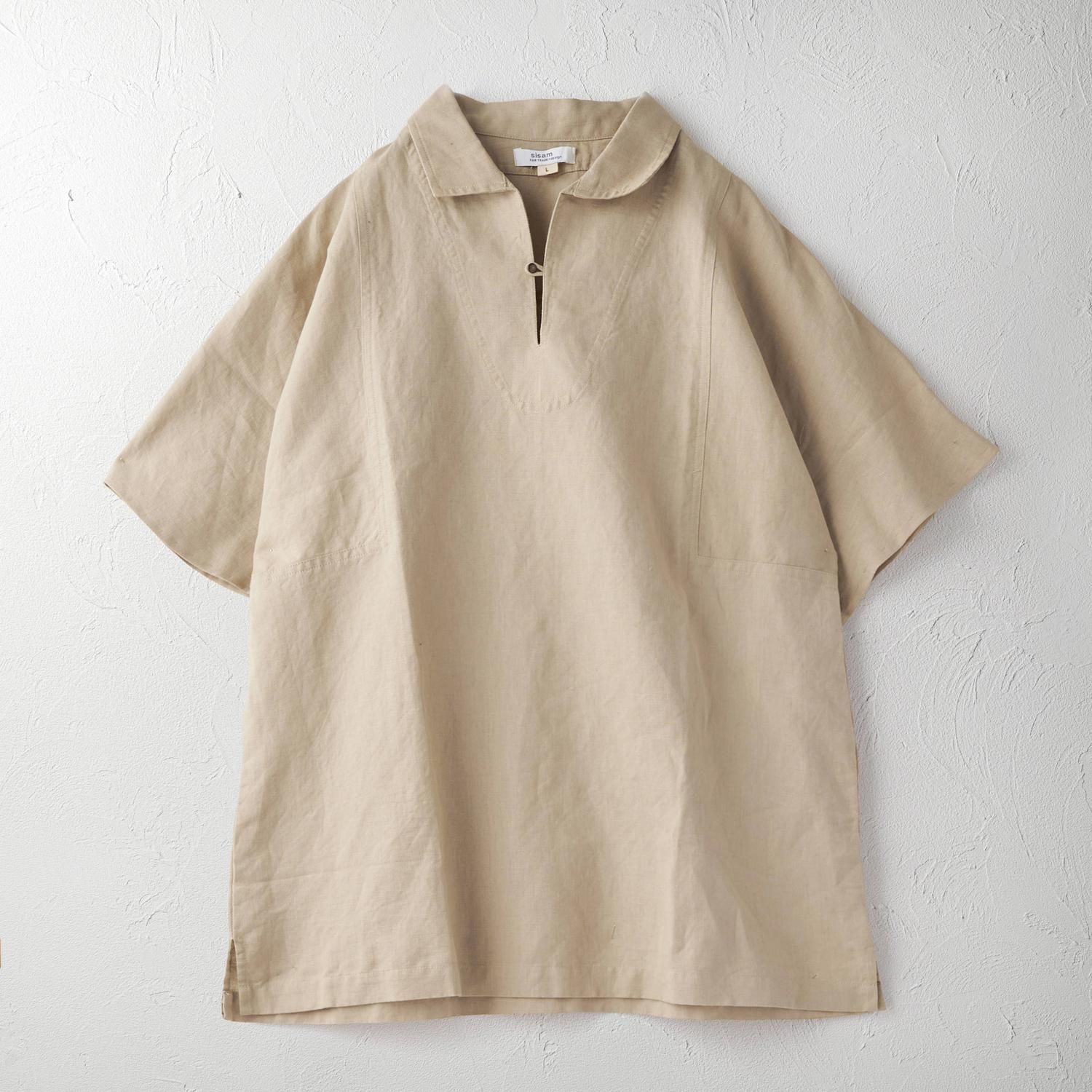 CH EMリネンプルオーバー - 【シサム工房 公式OnlineStore】FAIR CH EMリネンプルオーバー - 【シサム工房 公式OnlineStore】FAIR
