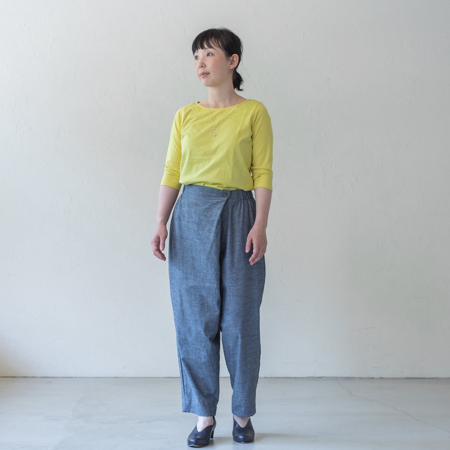 CH シャンブレーラップテーパードパンツ - 【シサム工房 公式OnlineStore】FAIR TRADE LIFE STORE by sisam  FAIR TRADE