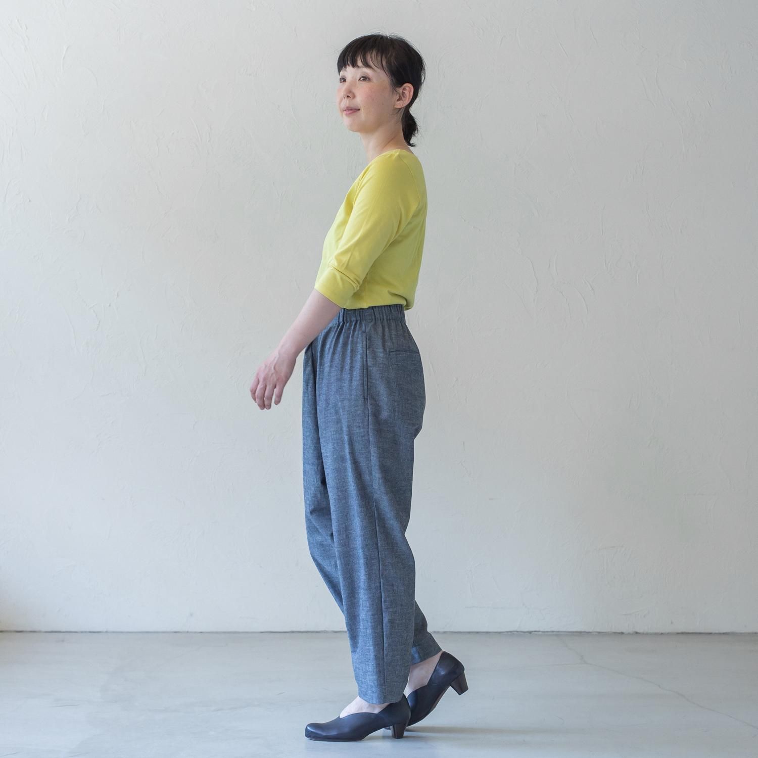 CH シャンブレーラップテーパードパンツ - 【シサム工房 公式 CH シャンブレーラップテーパードパンツ - 【シサム工房 公式