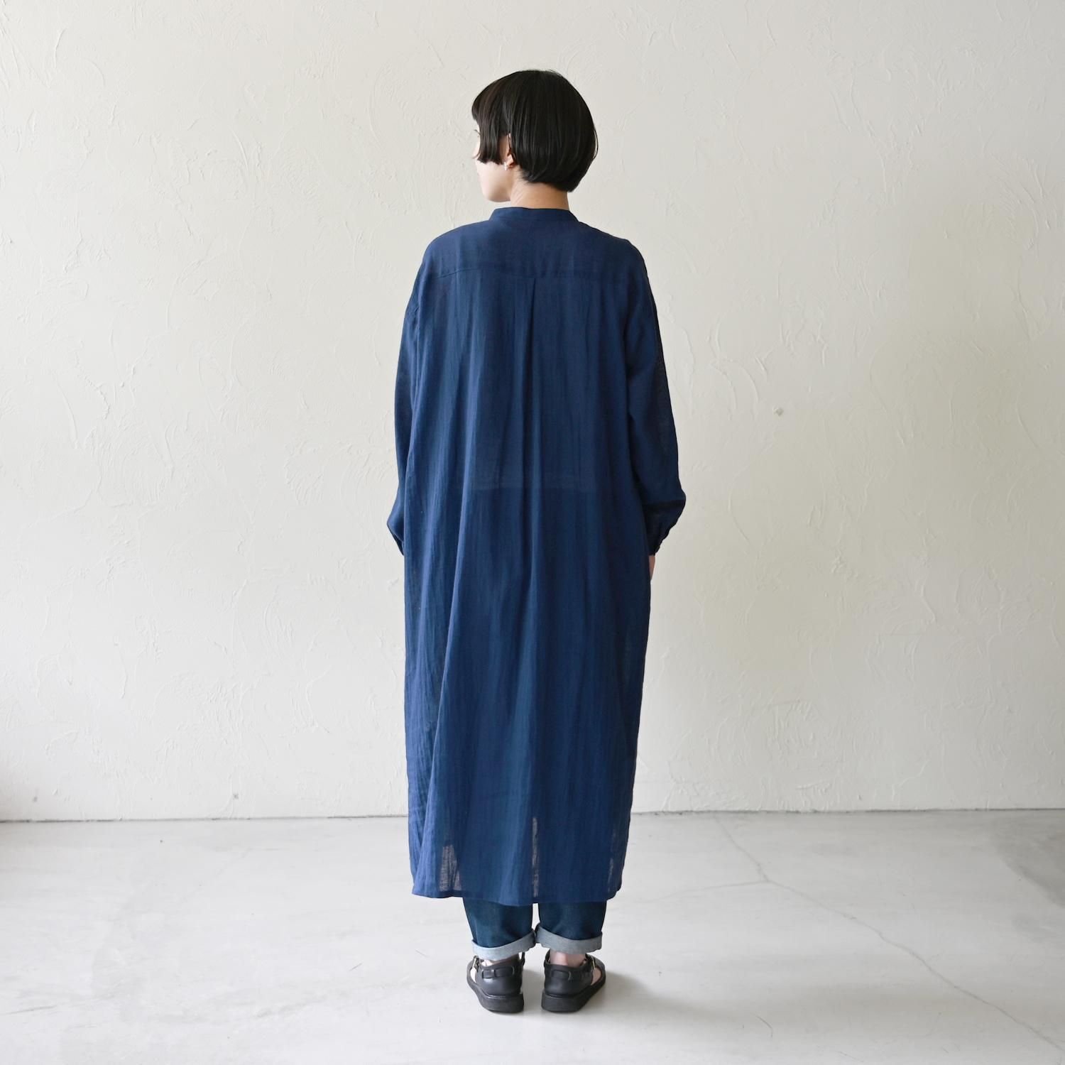 PTM スタンドカラーシャツワンピース - 【シサム工房 公式