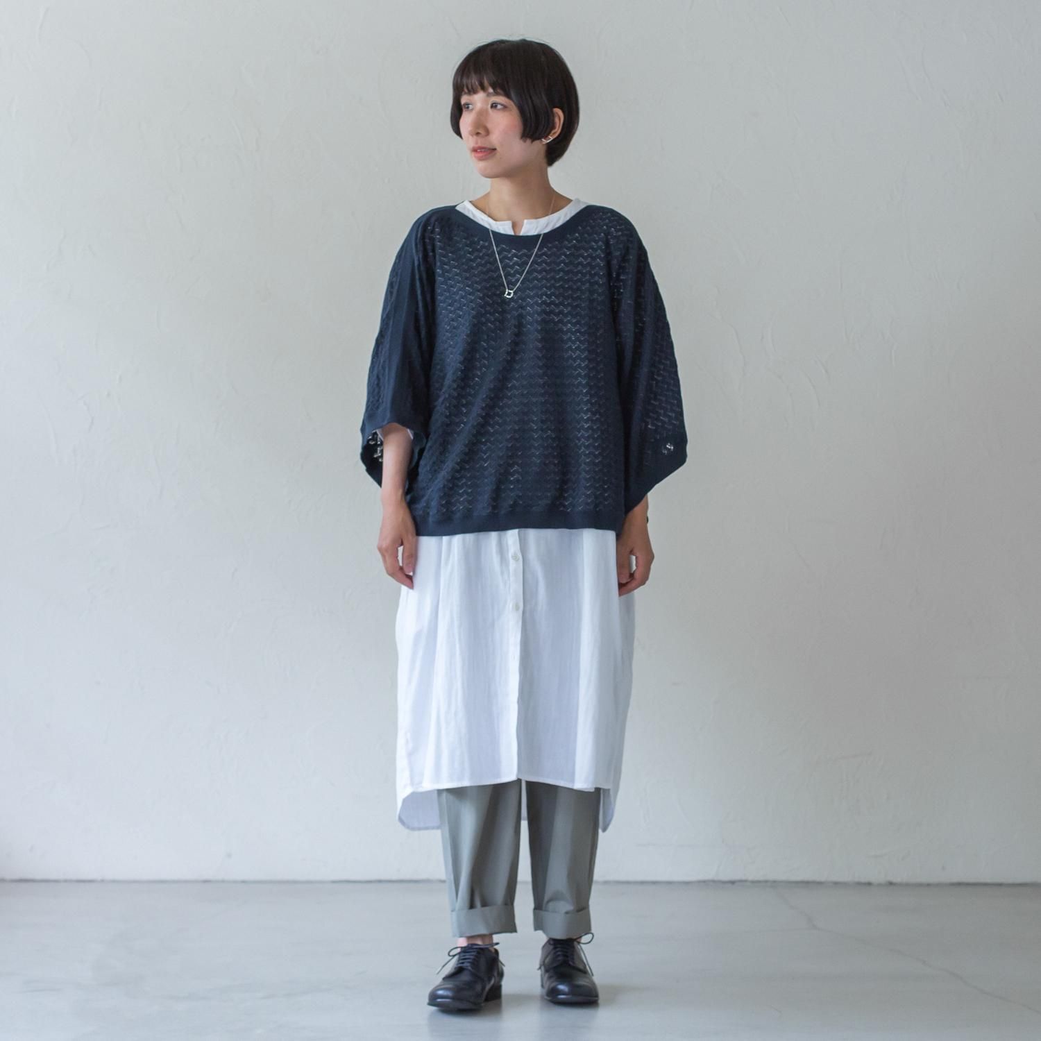 KL ミモザシシュウマエアキワンピース - 【シサム工房 公式 KL ミモザシシュウマエアキワンピース - 【シサム工房 公式
