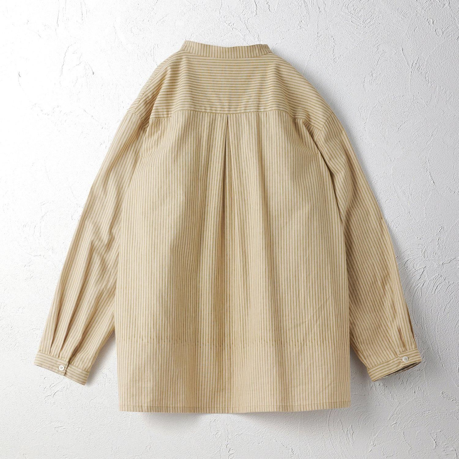 紳士 洗いざらしオックススタンドカラー長袖シャツ | 無印良品