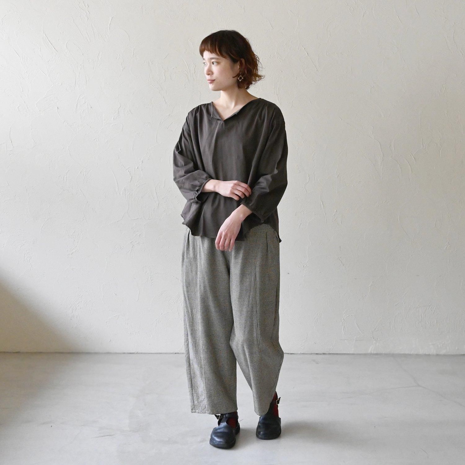 KL サテンスパイスミックスブラウス - 【シサム工房 公式