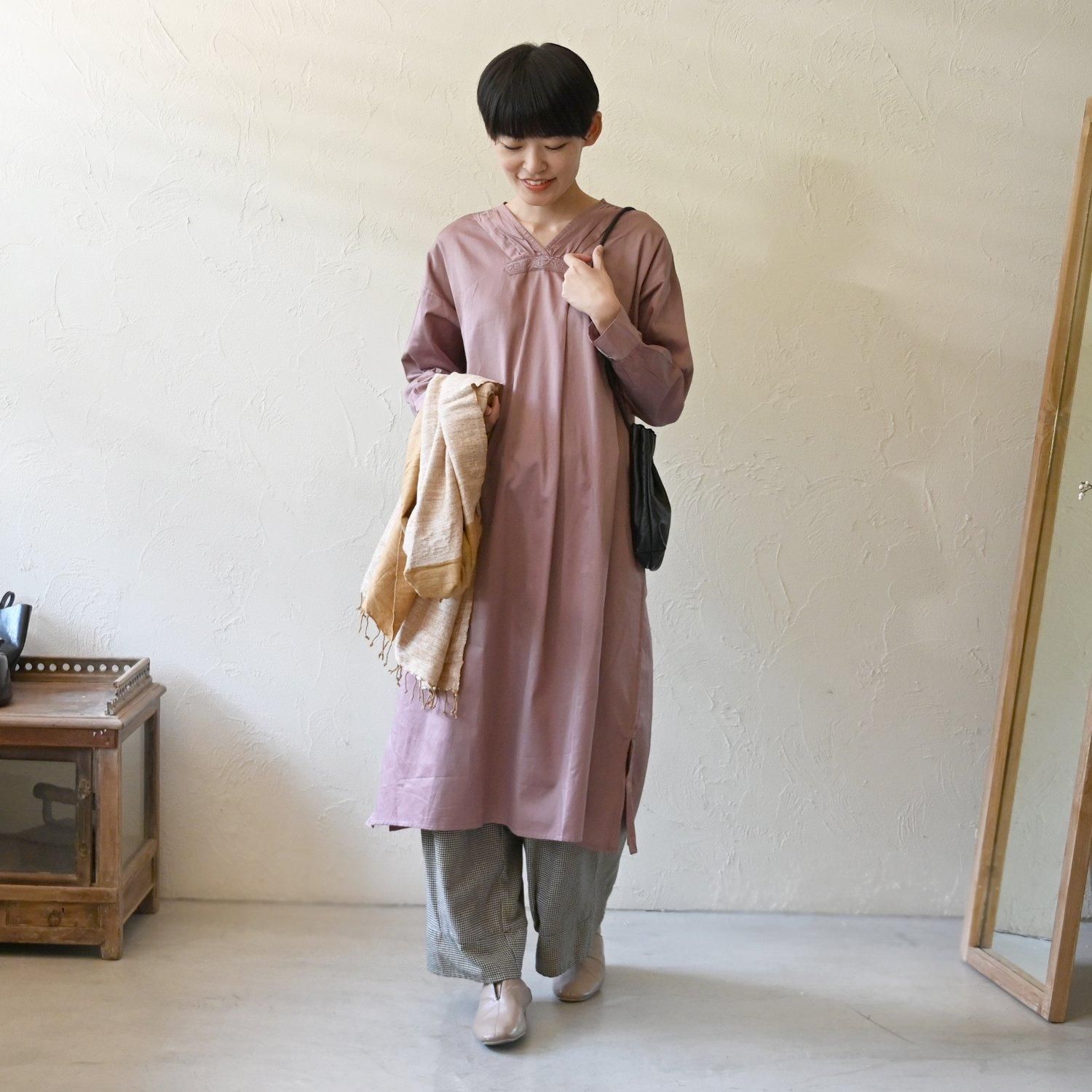 KL サテンマサラチャイワンピース - 【シサム工房 公式 KL サテンマサラチャイワンピース - 【シサム工房 公式