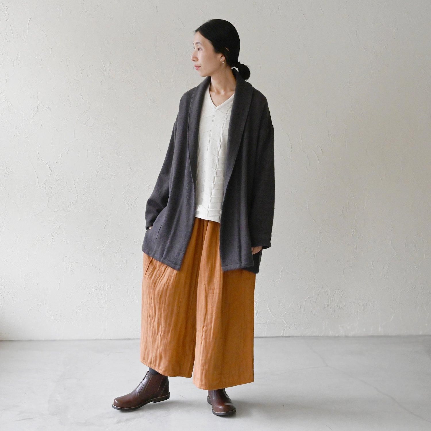 KL WGボリュームタックキュロット - 【シサム工房 公式 KL WGボリュームタックキュロット - 【シサム工房 公式