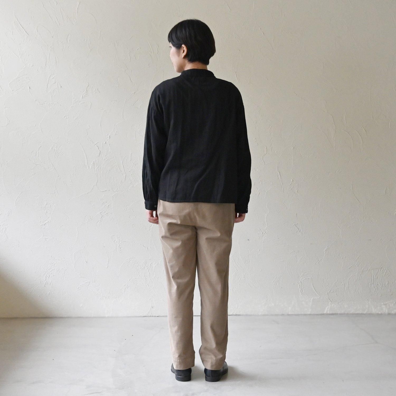 KL WGタックスタンドカラーシャツ - 【シサム工房 公式 KL WGタックスタンドカラーシャツ - 【シサム工房 公式