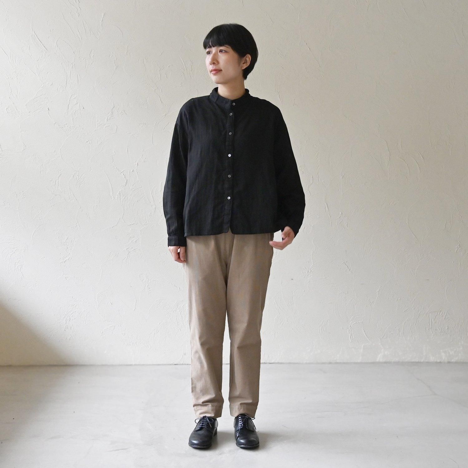 KL WGタックスタンドカラーシャツ - 【シサム工房 公式 KL WGタックスタンドカラーシャツ - 【シサム工房 公式