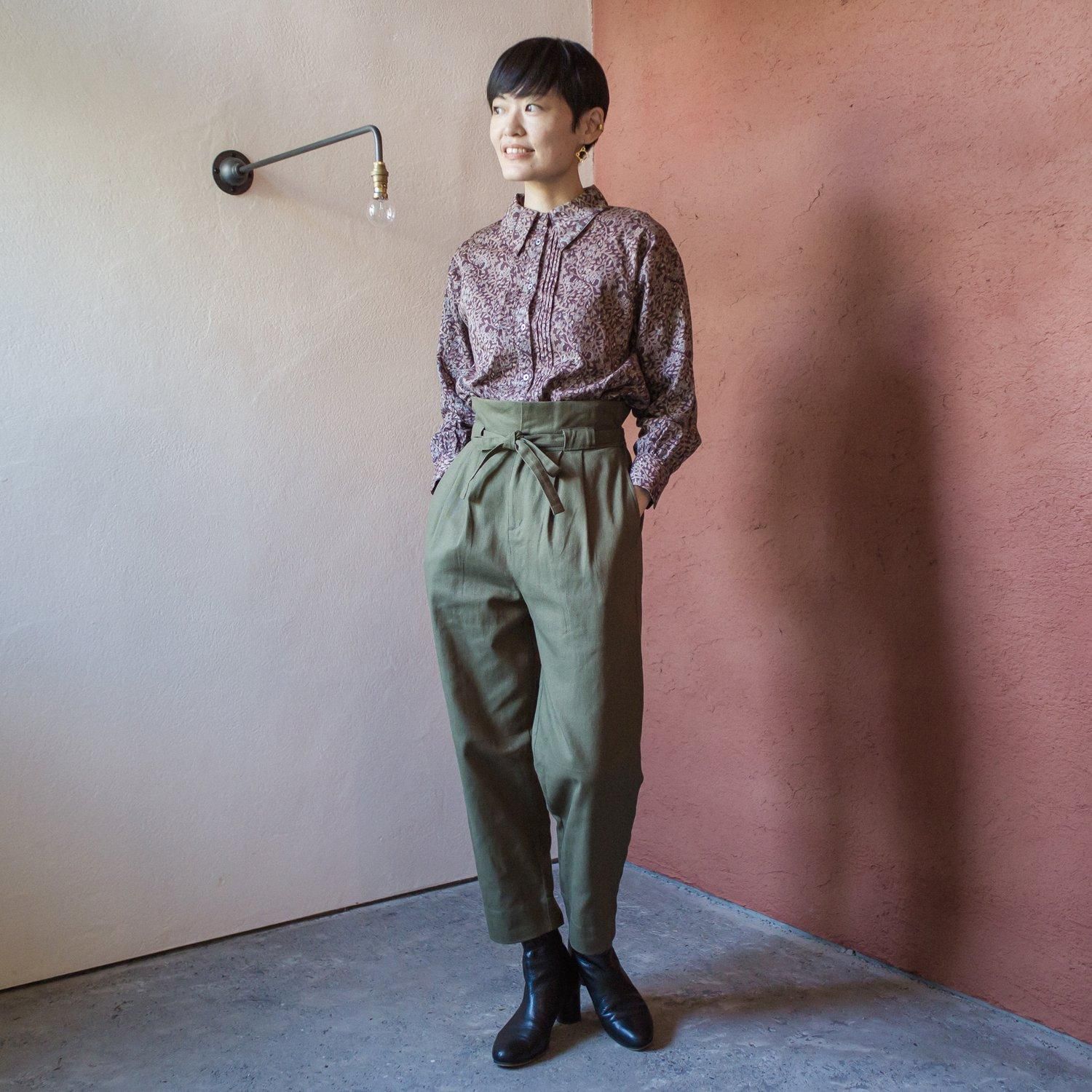 CH OCツイルハイウエストパンツ - 【シサム工房 公式OnlineStore