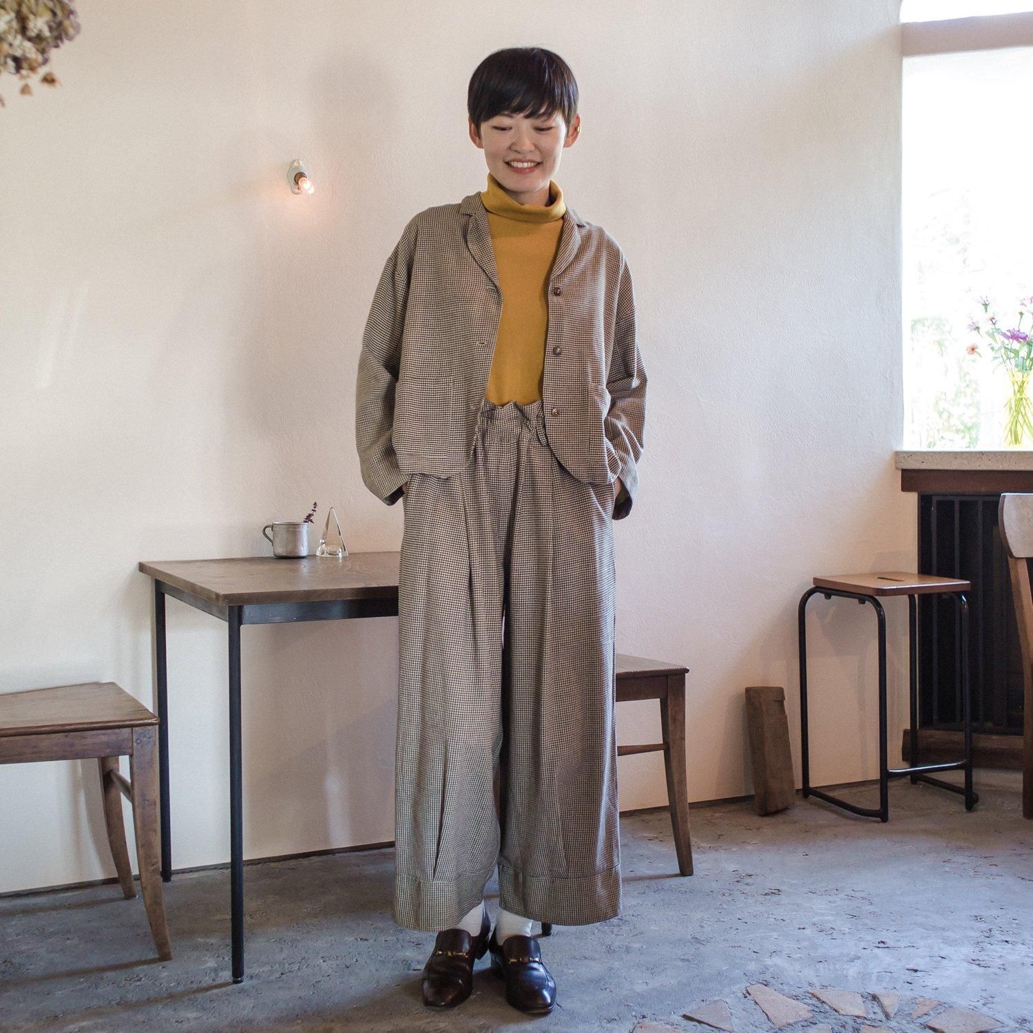 MH チドリセンタータックパンツ - 【シサム工房 公式OnlineStore MH チドリセンタータックパンツ - 【シサム工房 公式OnlineStore