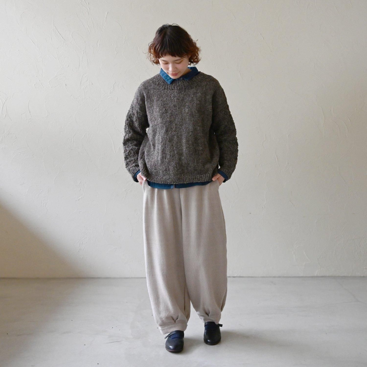 KL 手織メリノコクーンパンツ - 【シサム工房 公式OnlineStore KL 手織メリノコクーンパンツ - 【シサム工房 公式OnlineStore