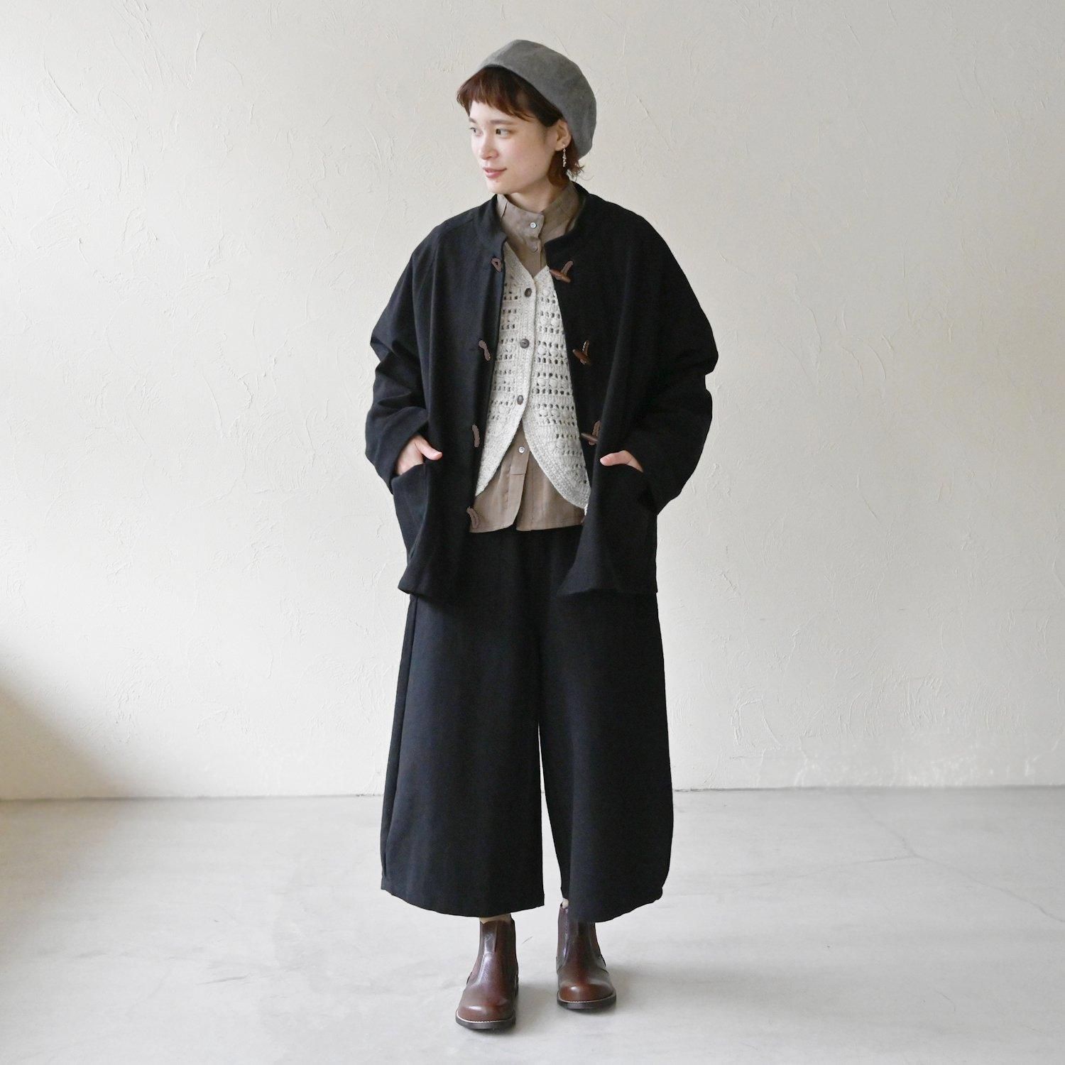 MH 手織トグルボタンショートコート - 【シサム工房 公式 MH 手織トグルボタンショートコート - 【シサム工房 公式