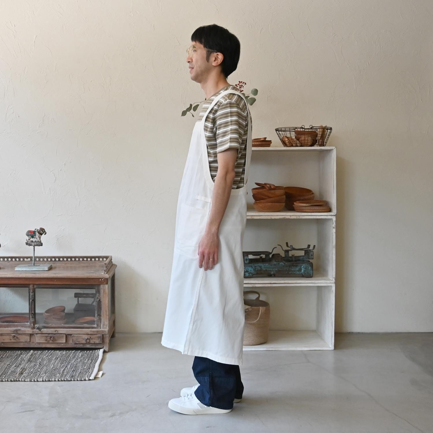OCコンフォートエプロン ホワイト - 【シサム工房 公式OnlineStore