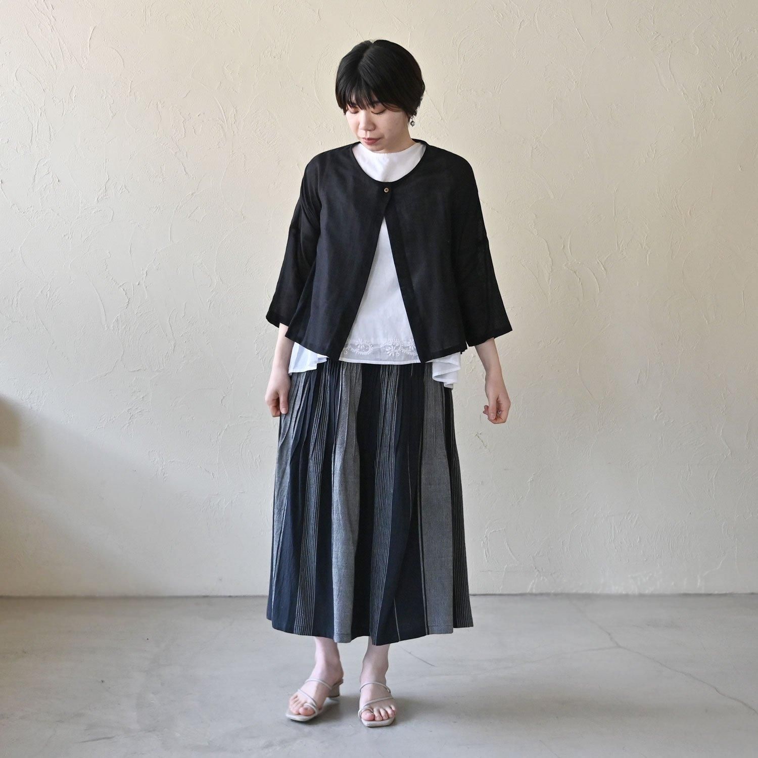 PTM 手織STピンタックスカート - 【シサム工房 公式OnlineStore