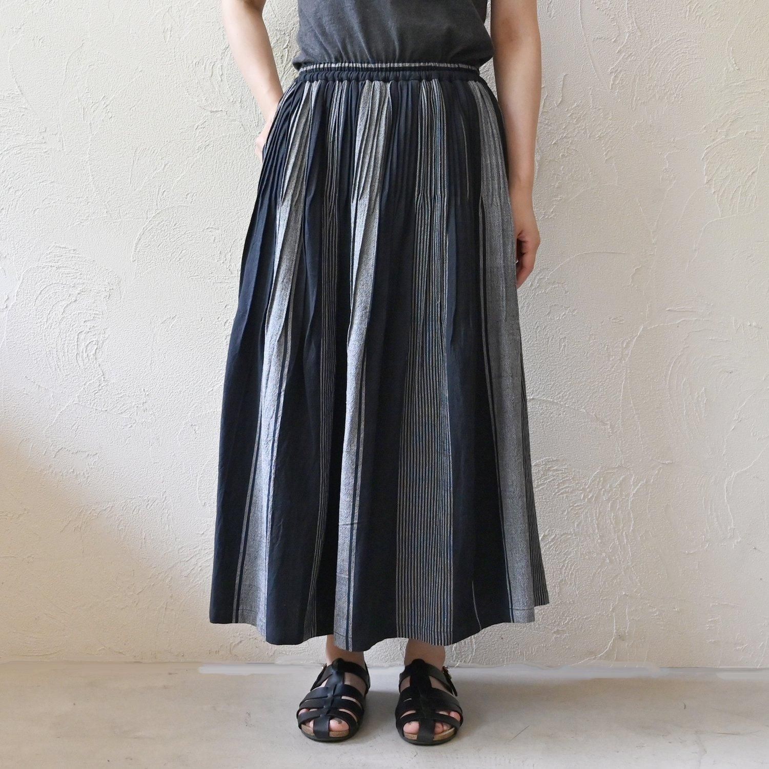 PTM 手織STピンタックスカート - 【シサム工房 公式OnlineStore