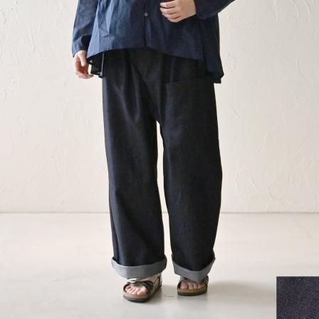 新品タグ付◆sisamシサム工房◆クルタ◆ネイビー◆size F RH OCボートネックショートKURTA - 【シサム工房 公式