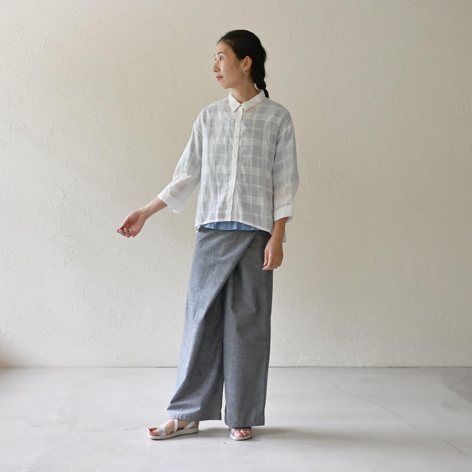 cosyharu シアフーディドチェックシャツ シアフーディドチェックシャツ - COSYHARU | 60% - アジア