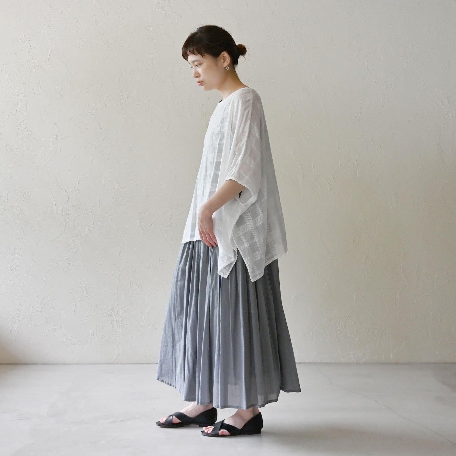 OCシアーチェックワイドトップ - 【シサム工房 公式OnlineStore