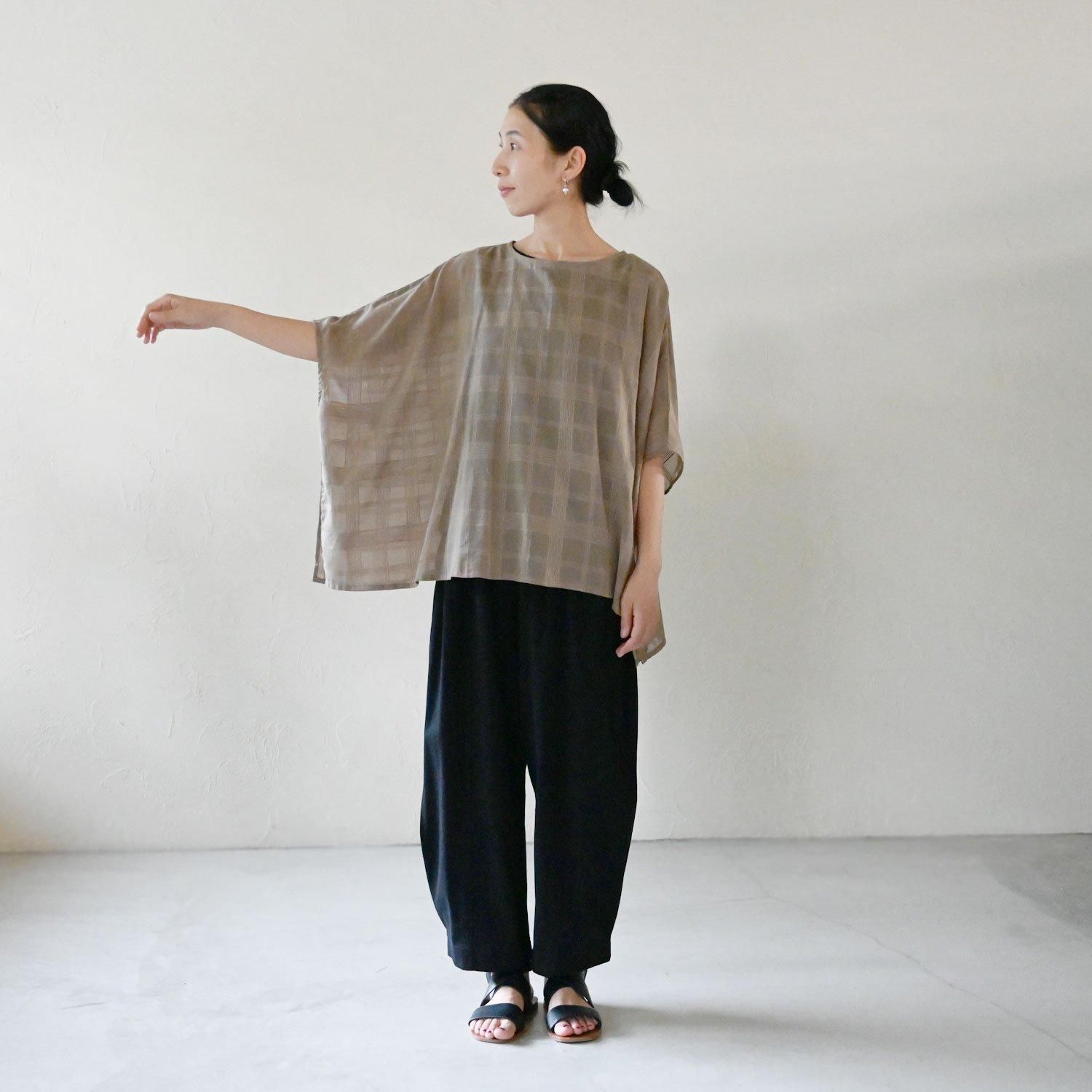 secchin様　3点おまとめ OCシアーチェックワイドトップ - 【シサム工房 公式OnlineStore