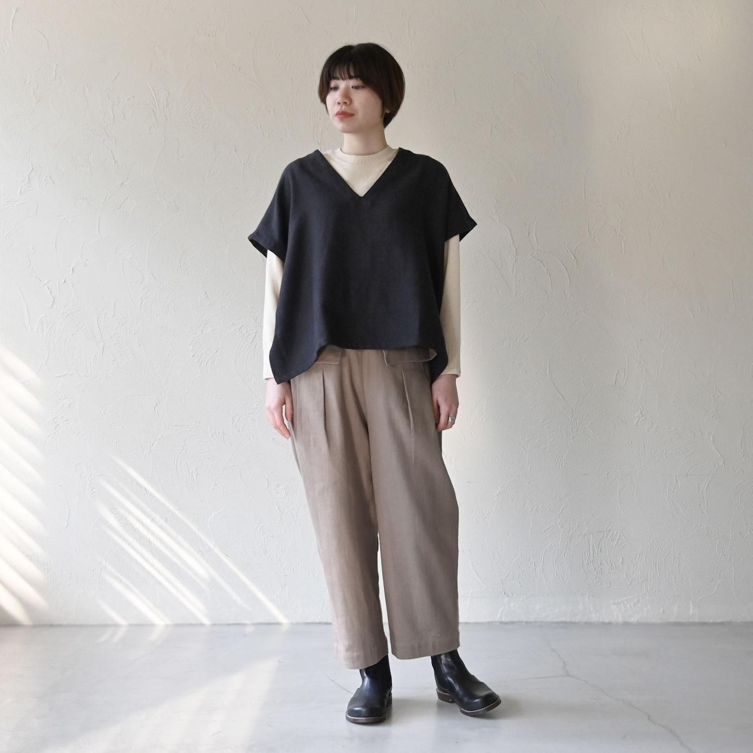 OCスラブヘリンボンフラップパンツ - 【シサム工房 公式OnlineStore