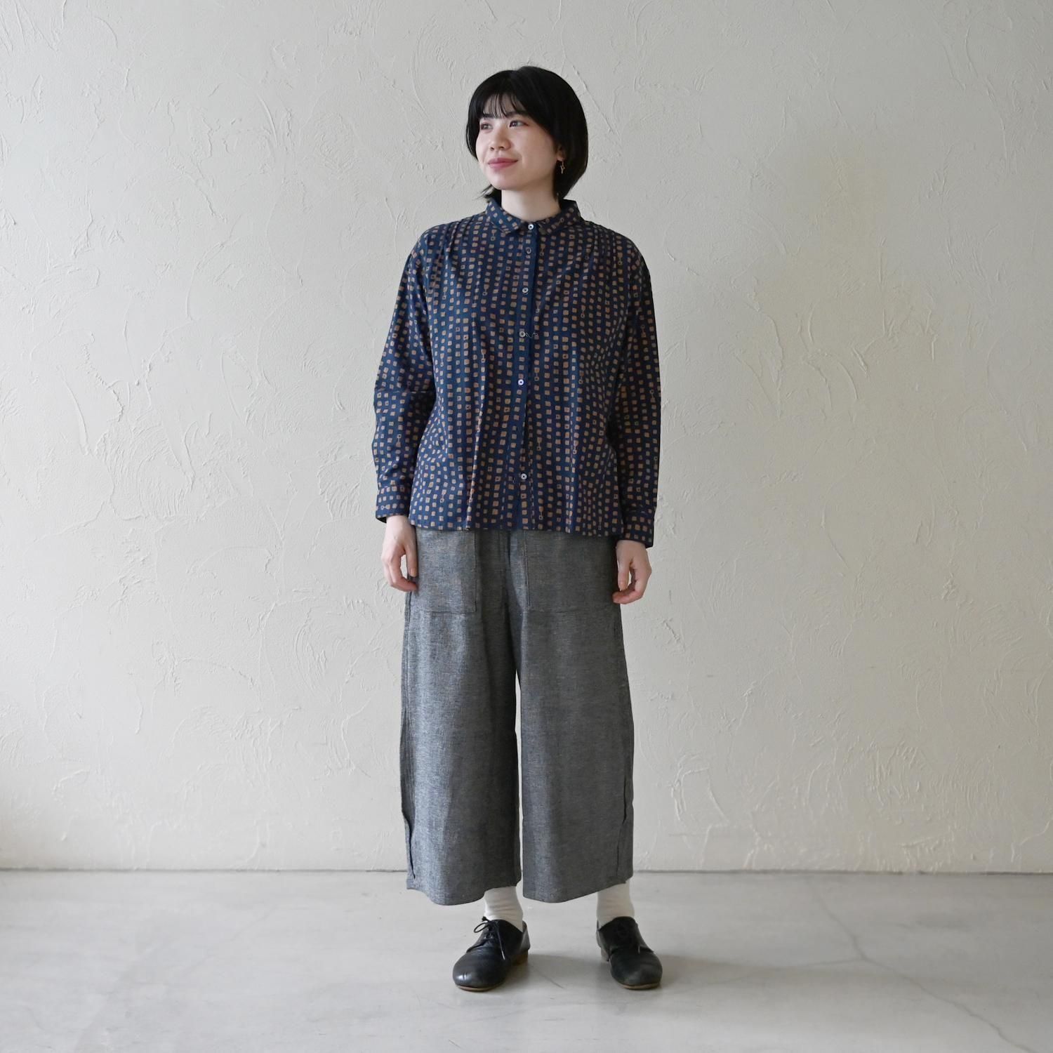 【手織】藍染ストレートワイドパンツ　シサム工房 ストレートパンツ - 【シサム工房 公式OnlineStore】FAIR TRADE