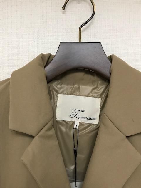 T.yamai paris ヴィンテージツイル中綿チェスターコート - m-market