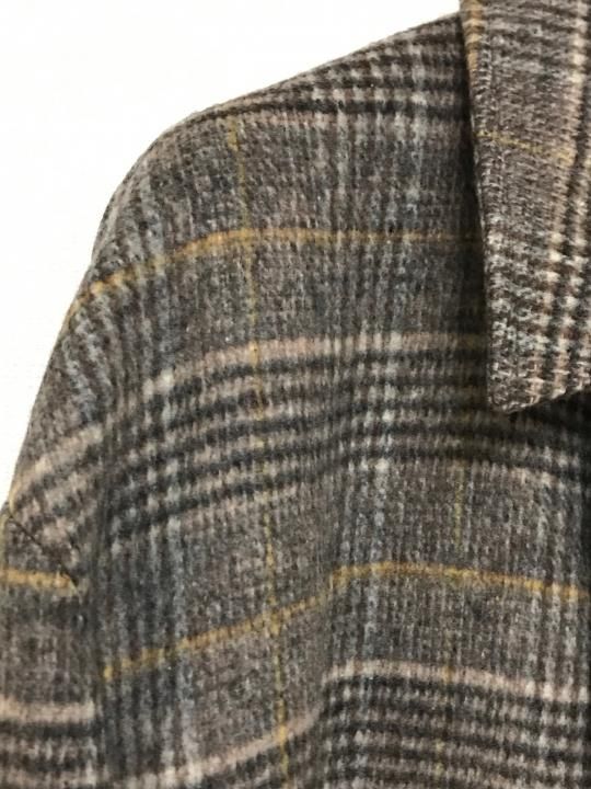 CULLNI チェックロングコート - m-market CULLNI チェックロングコート - m-market