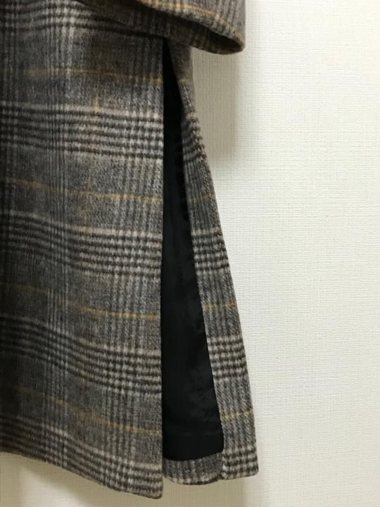 CULLNI チェックロングコート - m-market CULLNI チェックロングコート - m-market