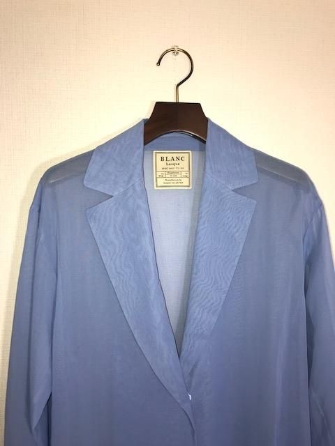 BLANC basque ボイルオーガンジーコート - m-market