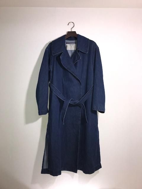 BLANC basque 8ozデニムロングコート - m-market BLANC basque 8ozデニムロングコート - m-market
