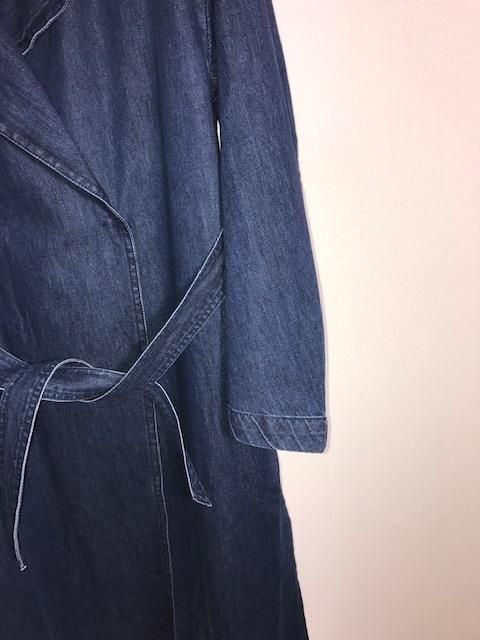 BLANC basque 8ozデニムロングコート - m-market BLANC basque 8ozデニムロングコート - m-market
