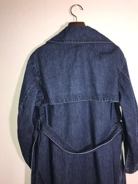BLANC basque 8ozデニムロングコート - m-market BLANC basque 8ozデニムロングコート - m-market