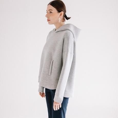 BLANC basque ダンボールニット プルオーバーパーカー - m-market BLANC basque ダンボールニット プルオーバーパーカー - m-market