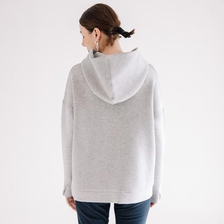 BLANC basque ダンボールニット プルオーバーパーカー - m-market BLANC basque ダンボールニット プルオーバーパーカー - m-market