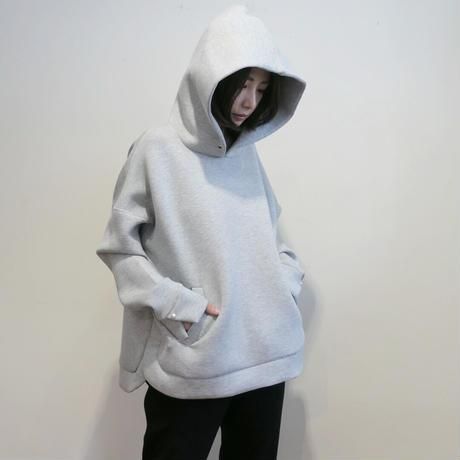 BLANC basque ダンボールニット プルオーバーパーカー - m-market BLANC basque ダンボールニット プルオーバーパーカー - m-market