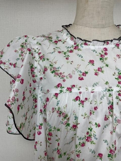 T.yamai paris リバティフリルブラウス - m-market T.yamai paris リバティフリルブラウス - m-market