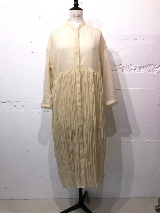 T Yamai Paris オーガンジーランダムプリーツワンピース M Market