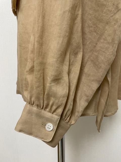 T.yamai paris ラミーリネンフリルブラウス - m-market T.yamai paris ラミーリネンフリルブラウス - m-market